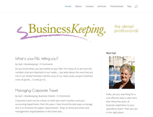 Tablet Screenshot of businesskeeping.com